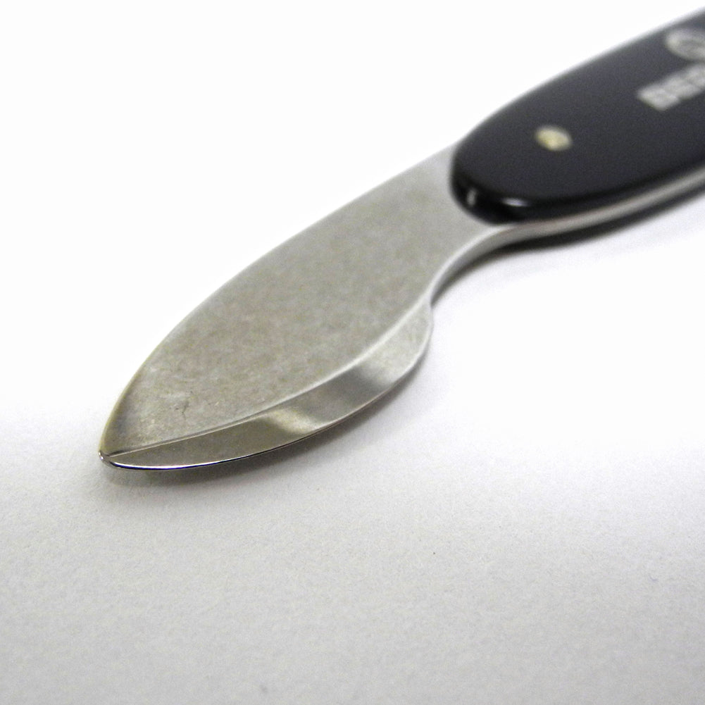 Bergeon 4932 watch case knife with ergonomic handle for precise bezel and caseback opening in watch repair.