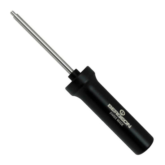 Bergeon 5011 watch case pump for safely removing glass from monobloc watch cases, precision tool.