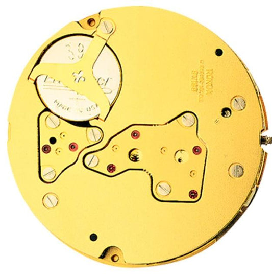 Ronda 5020B quartz watch movement with precise timekeeping for watch repair and assembly.