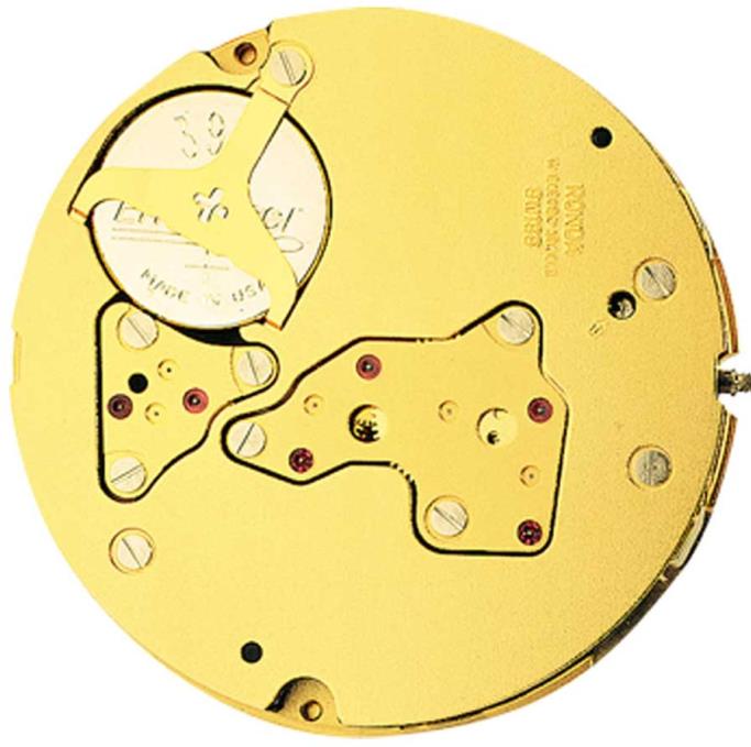 Ronda 5021D quartz watch movement by Ronda, reliable timing mechanism for watch repair and assembly.