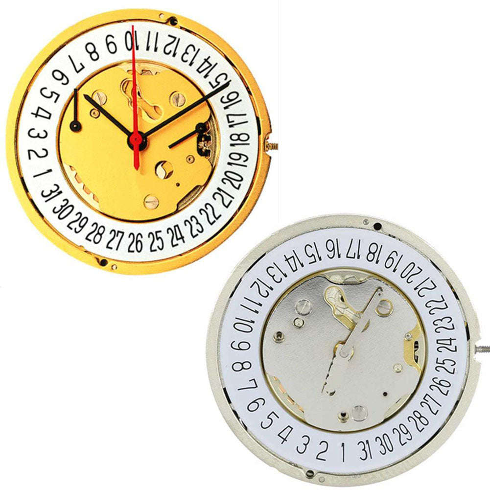 Ronda 5021D quartz watch movement, precise timing mechanism for watch repair and assembly.