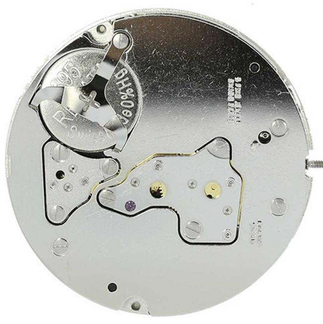 Ronda 5021D quartz watch movement with precise timing, ideal for watch repair and assembly tasks.