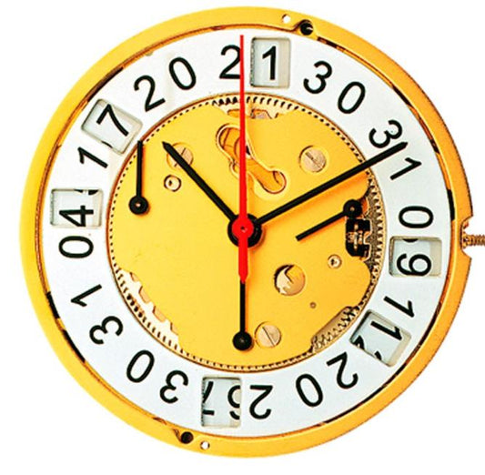Ronda 5040B quartz watch movement with precise chronograph functionality for durable timekeeping.