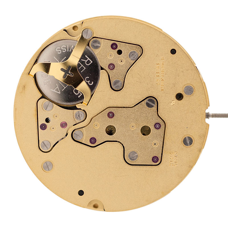 Ronda 5050C quartz watch movement with date function, precise Swiss craftsmanship for accessories.