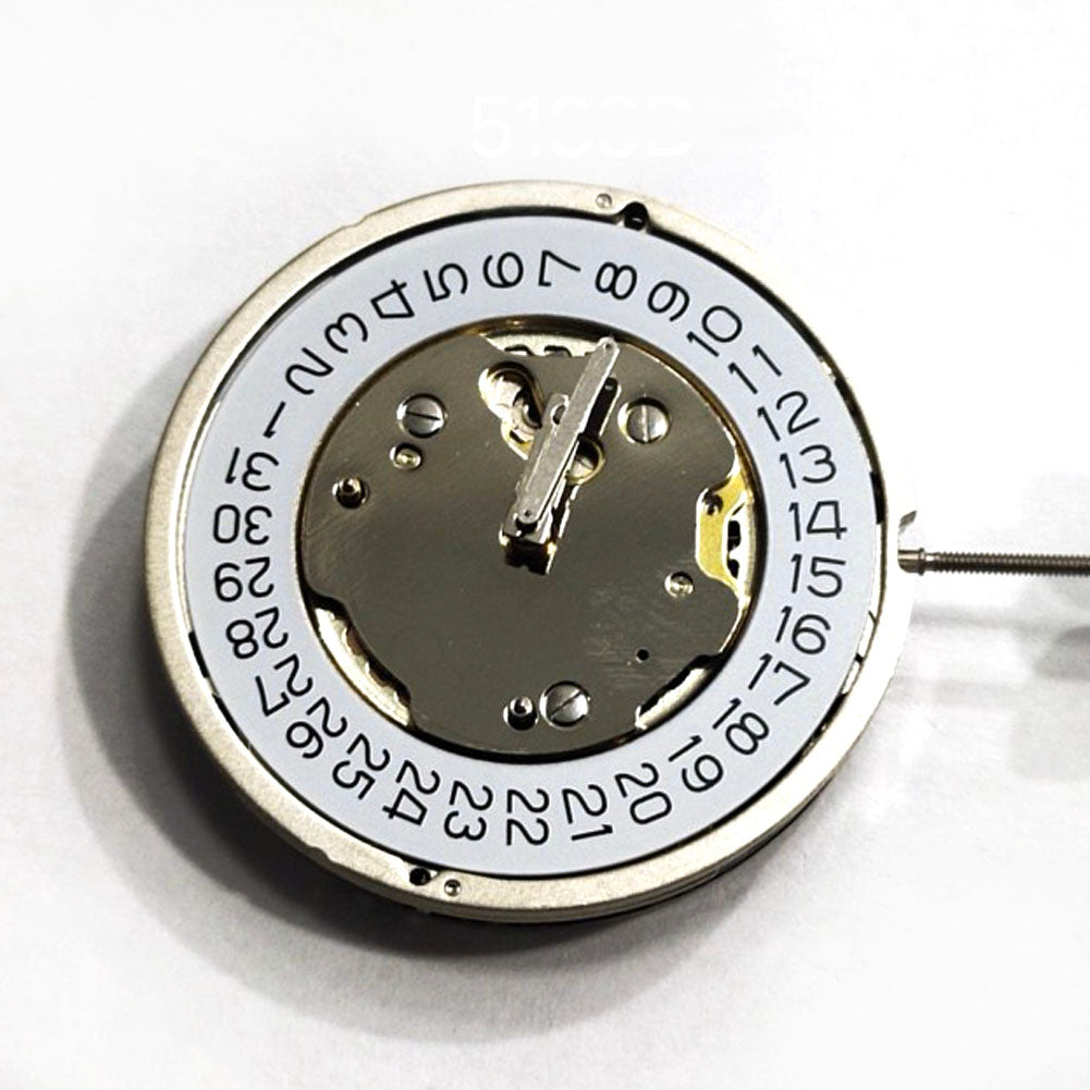Mouvement de montre à quartz Ronda 5130D 5130.D, pièces suisses