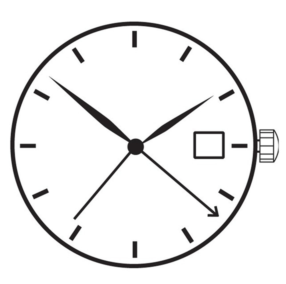 Ronda 515 24H quartz watch movement by Ronda, ensuring precise timekeeping for watch accessories.