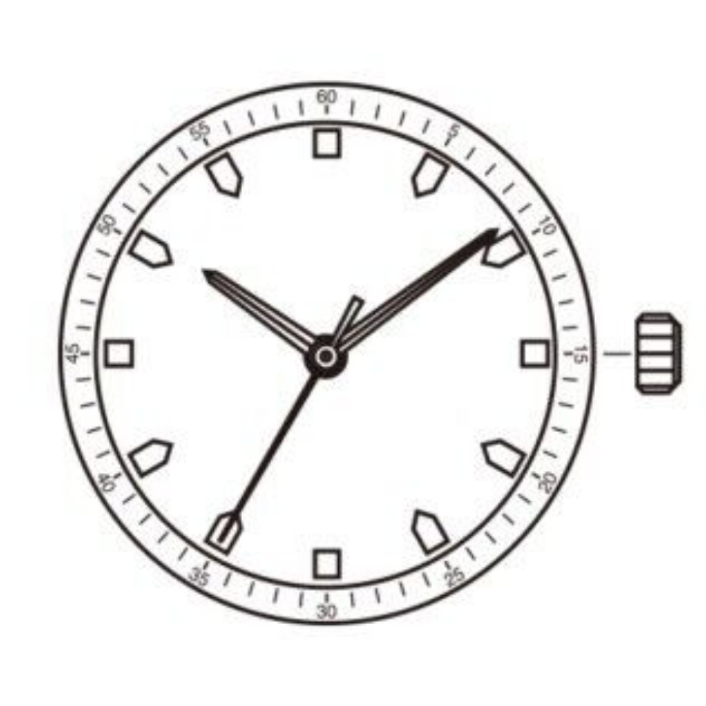 Pièces de rechange pour montres à mouvement à quartz Miyota 2036