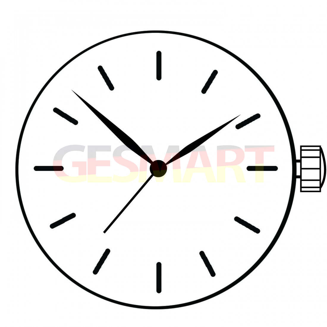 Hattori Epson TMI VX01 VX01B Watch Quartz Movement Japan Made