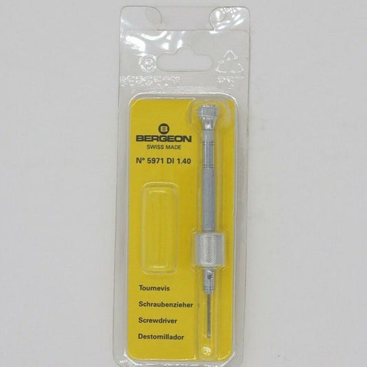 Bergeon 5971 drum barrel screwdriver set, sizes � 1.00-1.80mm for precise watch accessory repairs