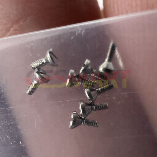 Movement watch screws for Miyota 8200, durable dial foot pin parts for precise repairs.