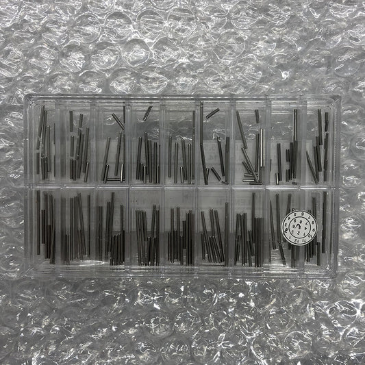316# stainless steel watch strap pins for secure watchband links, 180 pieces per box.