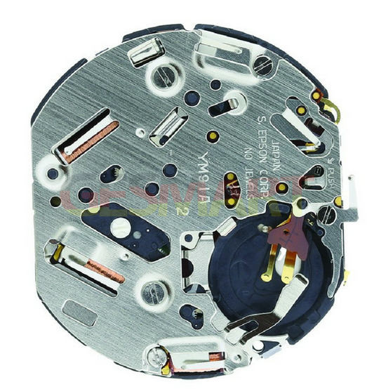 Hattori Epson YM91 quartz watch movement, precision Japan-made mechanism for watch accessories.