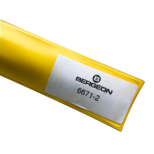 Bergeon 6671-2 anti-magnetic tweezers for precise watch repair and delicate component handling.