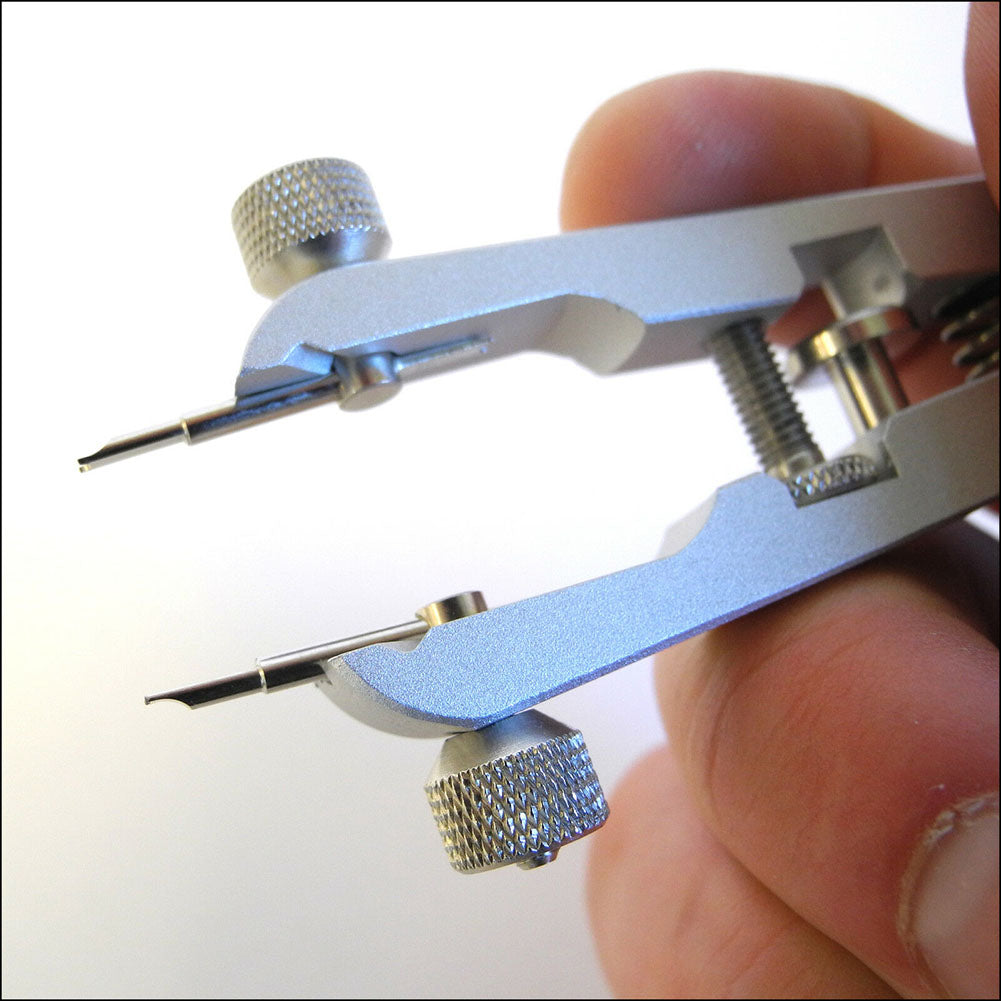 Bergeon 6825-PF spring bar pliers designed for precise watch bracelet removal and adjustment tasks.