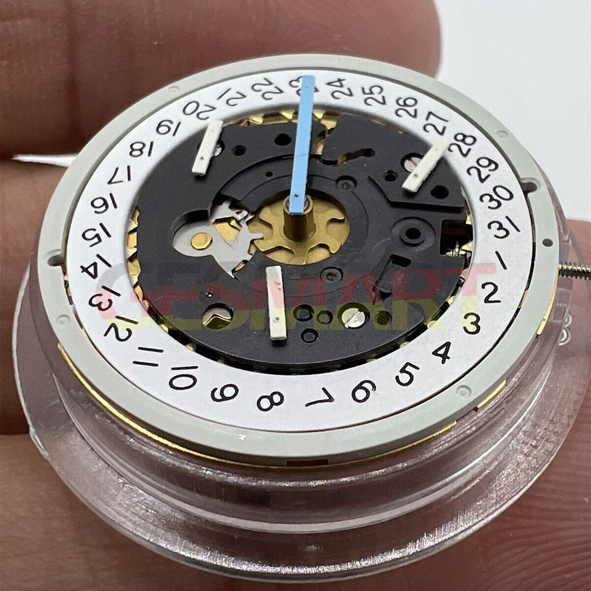 ISA 8172 quartz watch movement by ISA, precise timekeeping component for watch repairs and replacements.