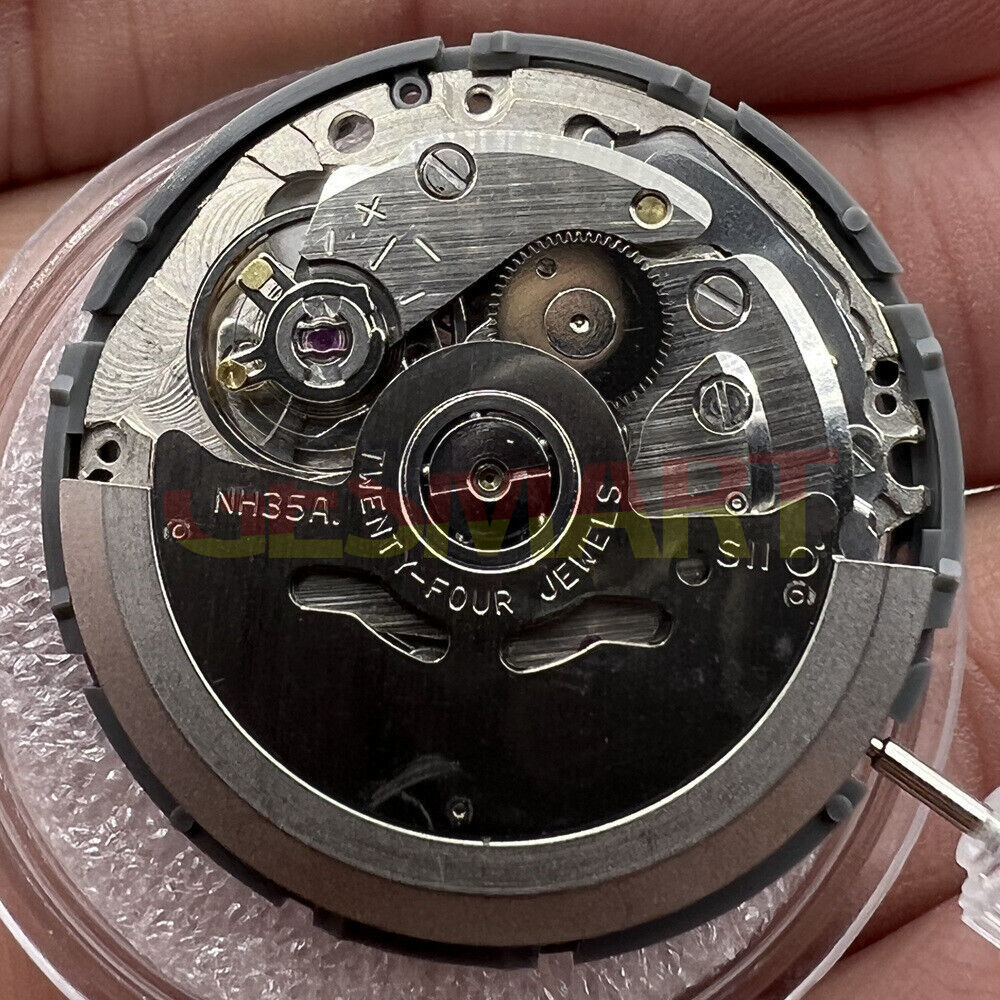 NH35 NH35A Japon Golden Date Mouvement mécanique automatique SKX007 Couronne à 3/3,8
