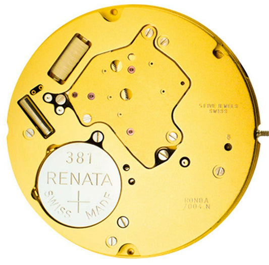 Ronda 7004N quartz watch movement with precise timekeeping for quality watch repairs