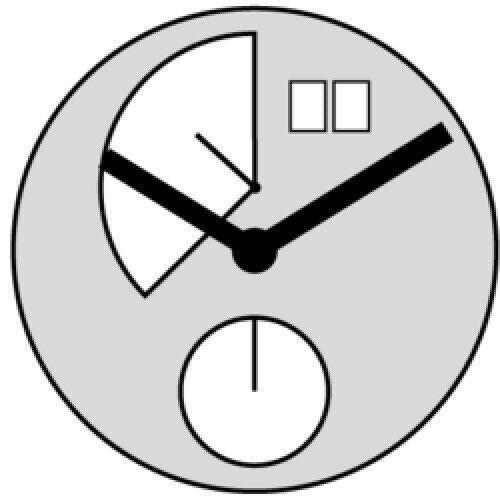 Ronda 7004P Swiss quartz watch movement with 3 hands, precise timekeeping for watch repair and customization.