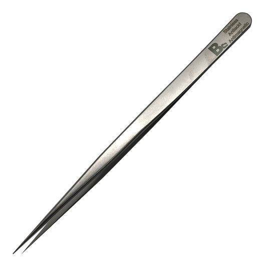 Bergeon 7026-SS antimagnetic tweezer with narrow, fine points for precise watch accessory handling