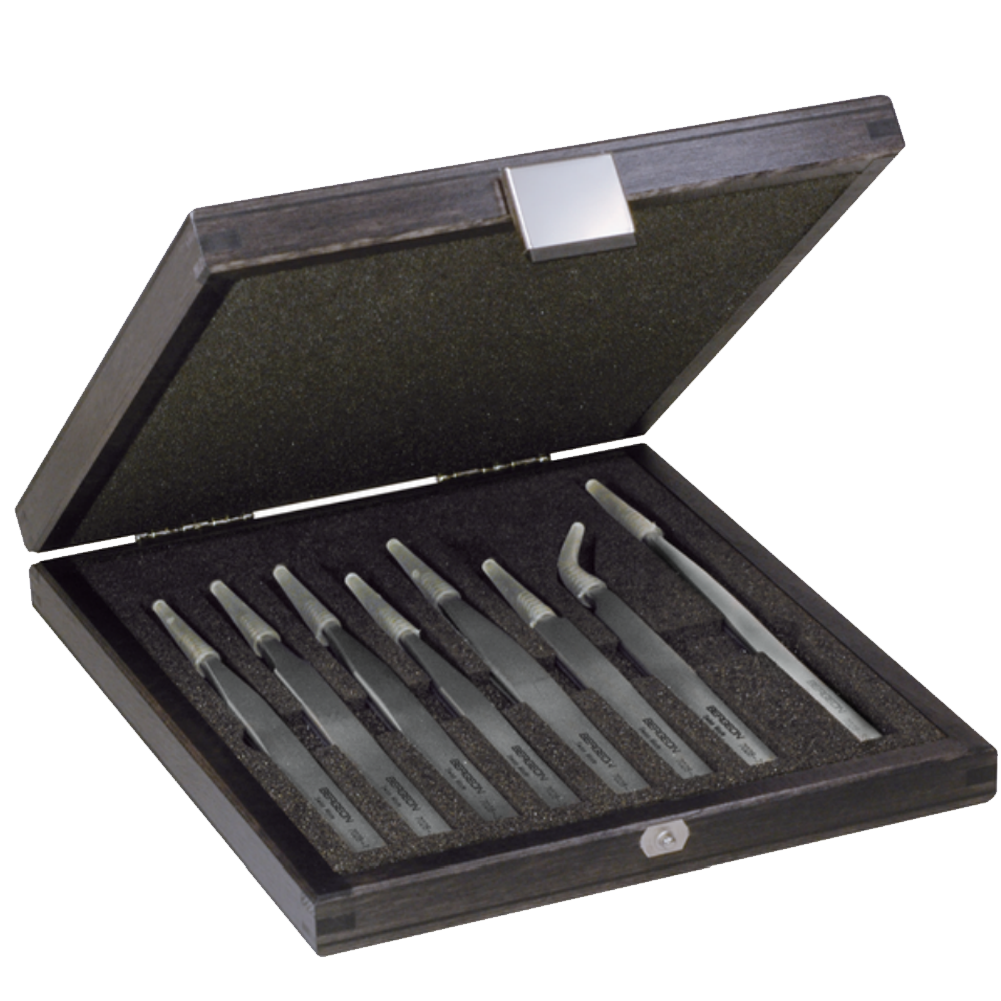 Bergeon 7027 stainless steel watch tool with trimmed finish for precise strap adjustments and repairs