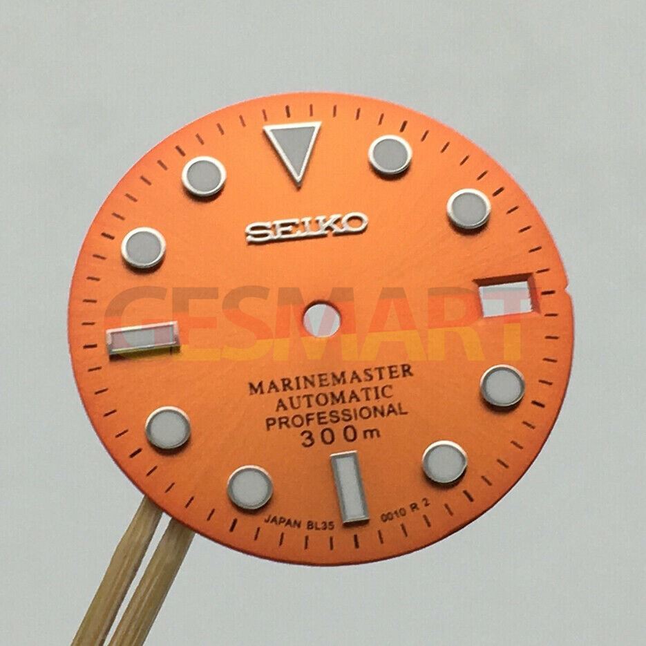 Watch Dial 28.5mm with luminous markers for NH35 movement, precision replacement