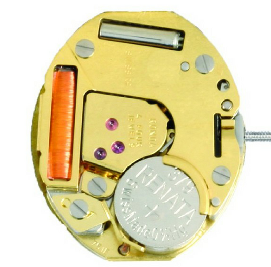 Ronda 753 quartz watch movement mechanism for precise timekeeping in watch accessories.