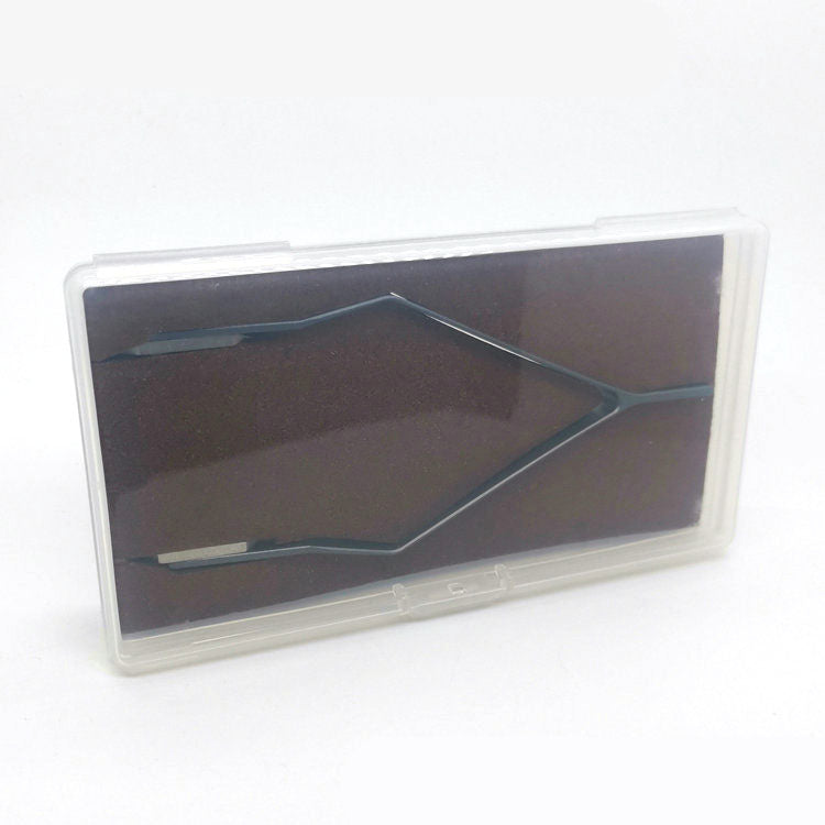 7825 stainless steel spring bar tweezer for precise watch lug removal and strap fitting tasks.