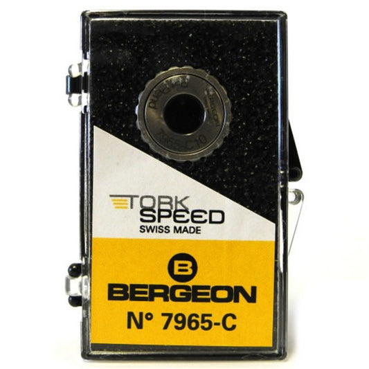 Bergeon 7965-C demountable cylinder for precise torque control in watch repair screwdrivers.