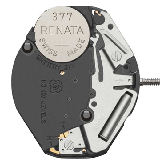 ETA 802.002 Swiss quartz watch movement with 2 hands, precision-engineered for reliable timekeeping.