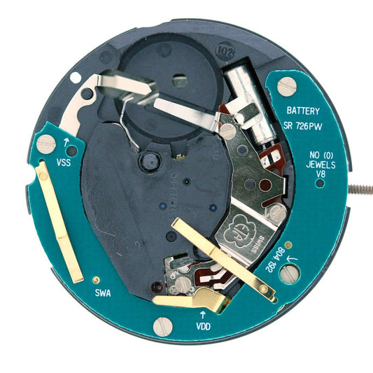 ETA 804.192 quartz watch movement with precise 3-hand display, Swiss craftsmanship for watch accessories.