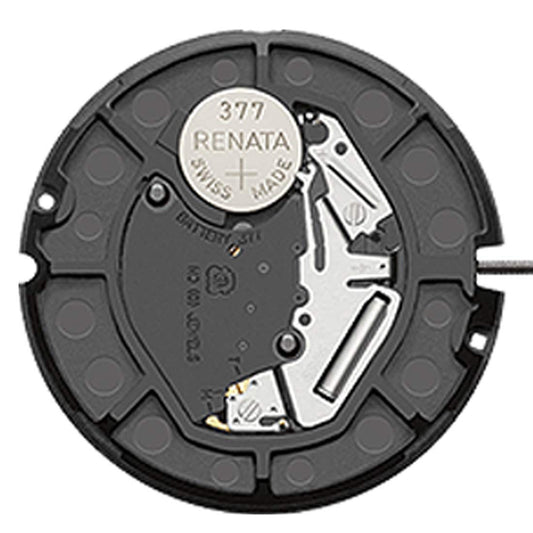 ETA 805.112 watch quartz with 3 hands and date display at 3 o?clock, Swiss movement by ETA.