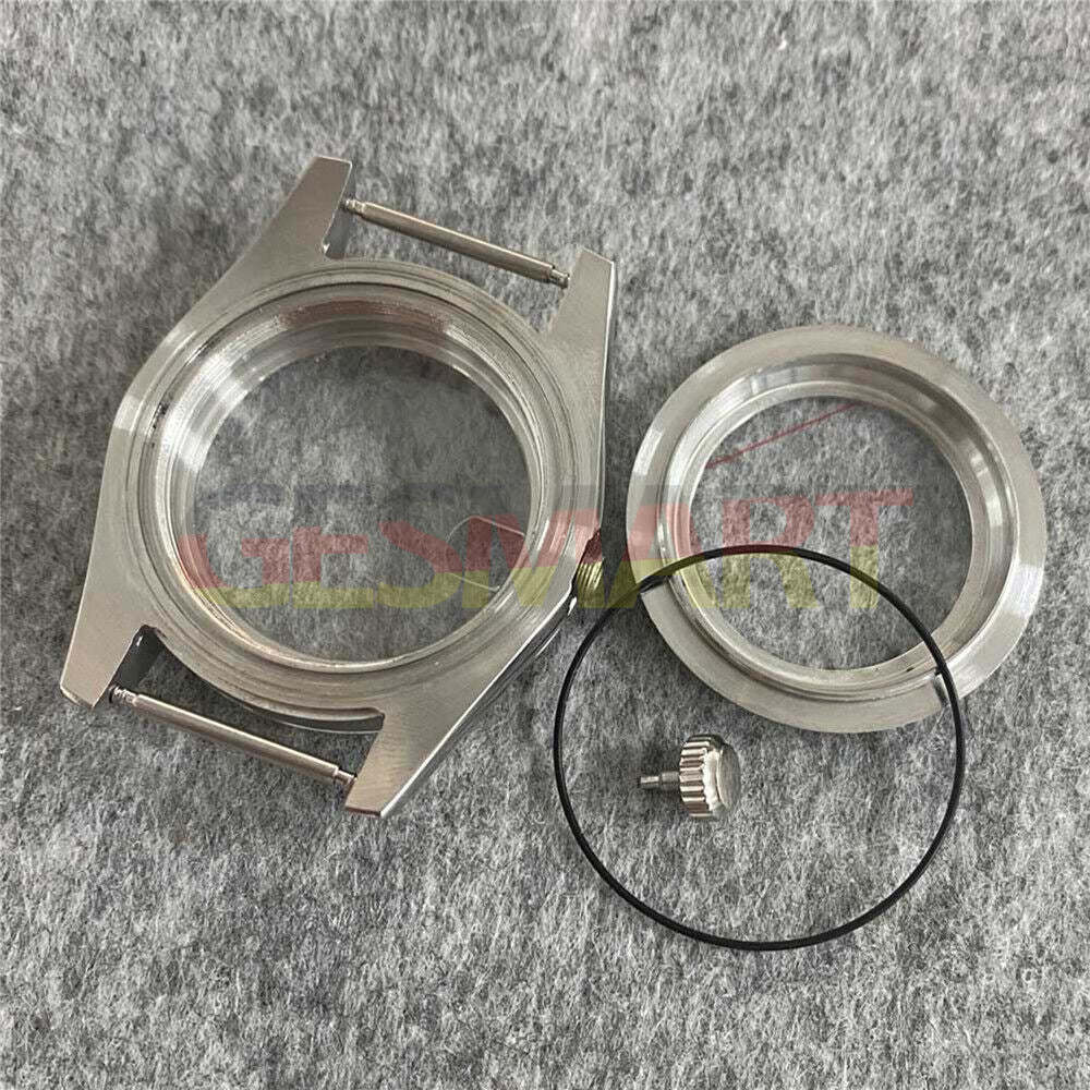 Boîtier de montre en acier inoxydable avec fond transparent en verre saphir de 39 mm pour NH35/NH36