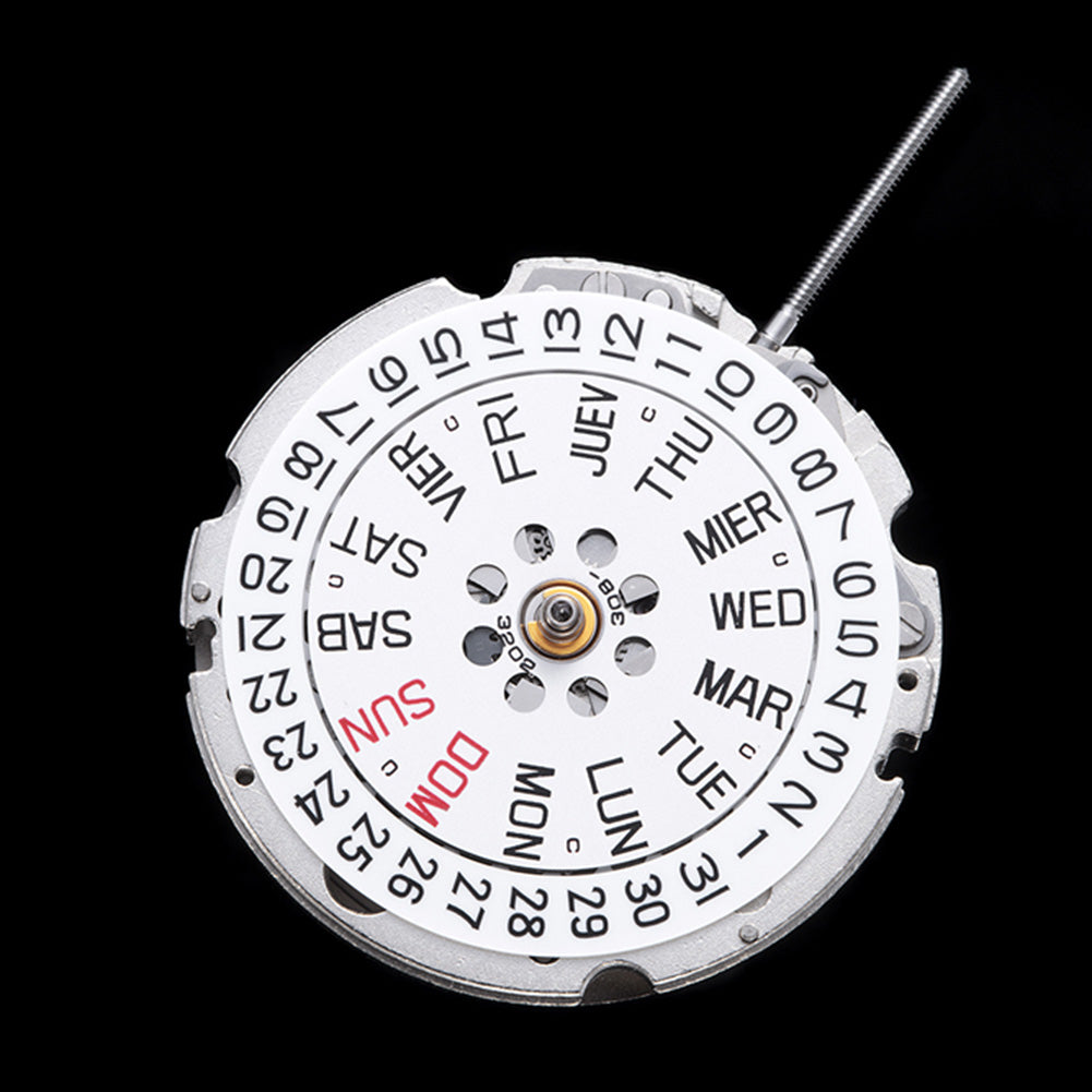 Miyota Citizen 8205 silver plated automatic watch movement, precision Japanese mechanical timekeeping for watch accessories