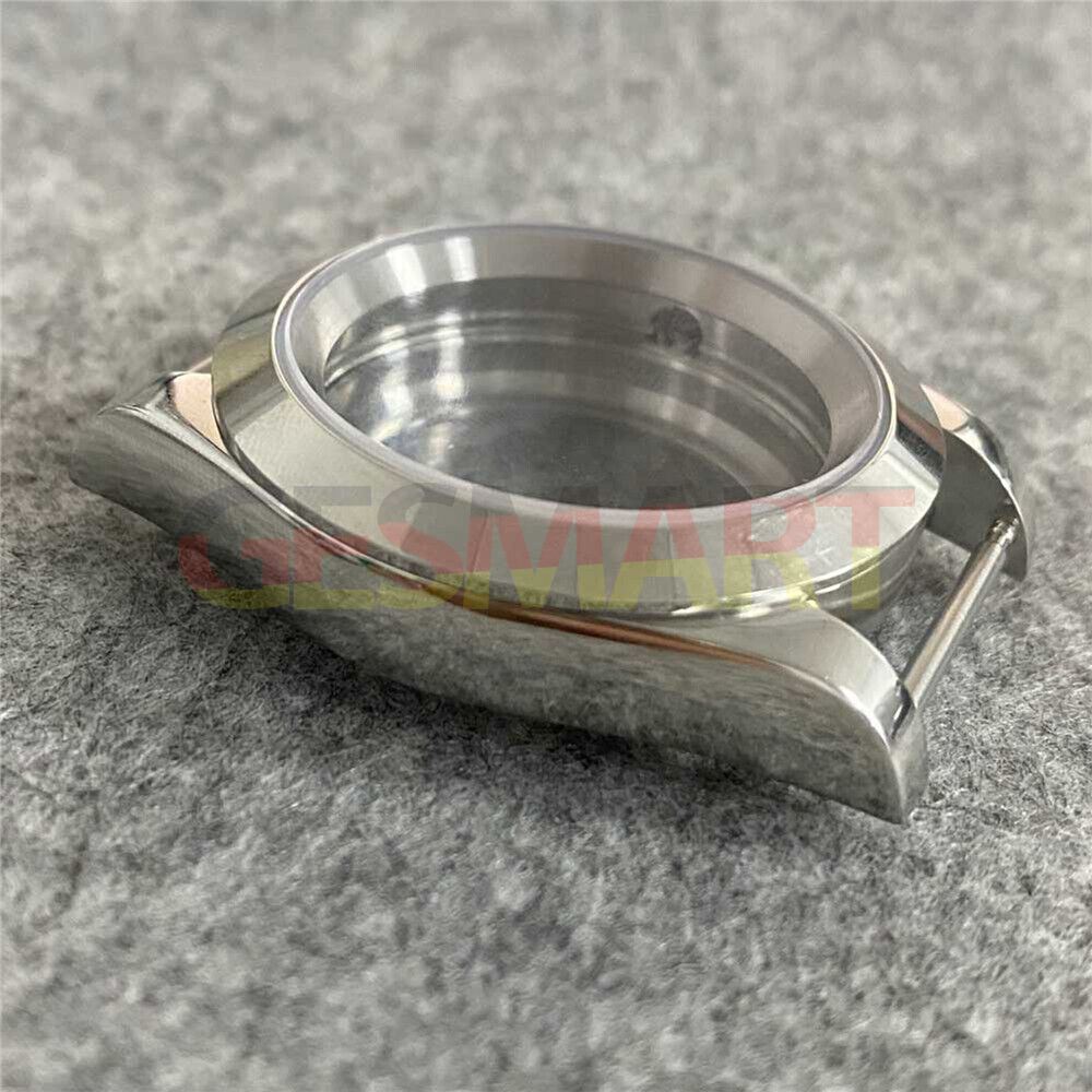 Boîtier de montre en acier inoxydable avec fond transparent en verre saphir de 39 mm pour NH35/NH36