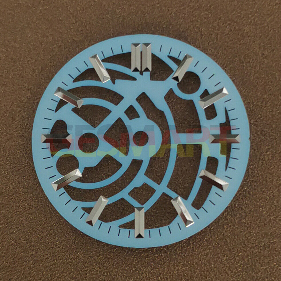 28.50mm Hollow Watch Dial NO Lume Suitable for NH35/NH36/NH70 Movement