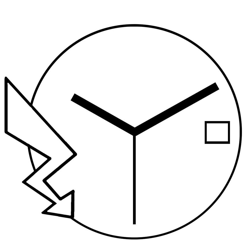 ETA 955.412 quartz watch movement showing date display at 3 o'clock, Swiss precision mechanism.