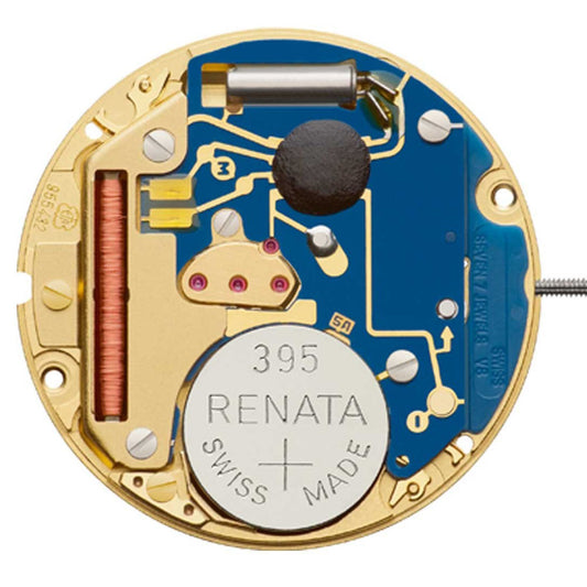 ETA 955.432 watch quartz movement showcasing precision two-hand Swiss craftsmanship by ETA.