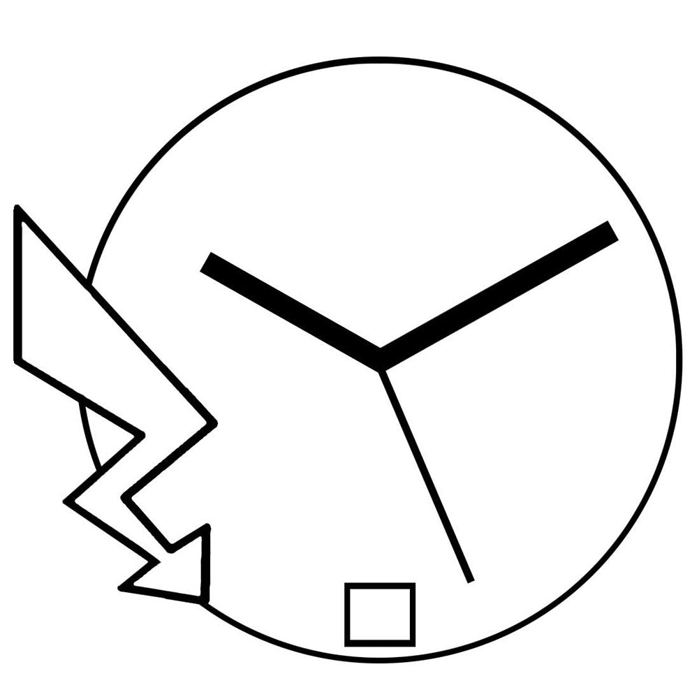 ETA 956.412 Swiss quartz watch movement displaying hour, minute, second hands, and date window at 3 o'clock.