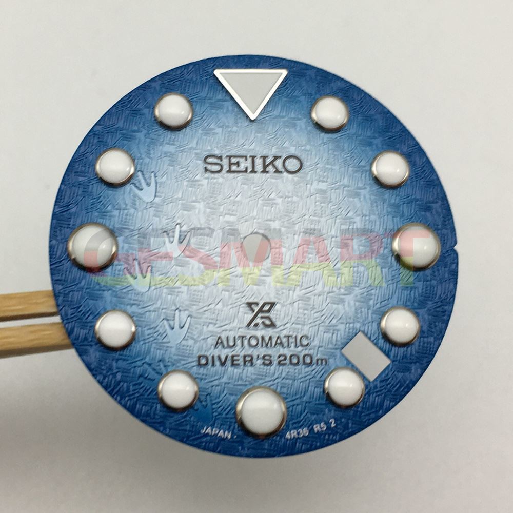 Luminous 28.5mm watch dial for NH35 movement, perfect for upgrading timekeeping accuracy.