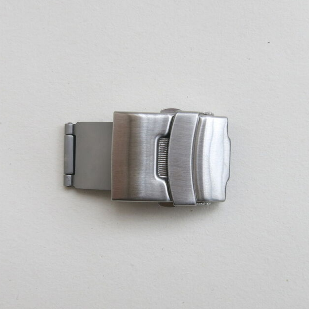 T661 pack of 6 double switch watch buckles, 12-22mm, durable metal for leather straps.