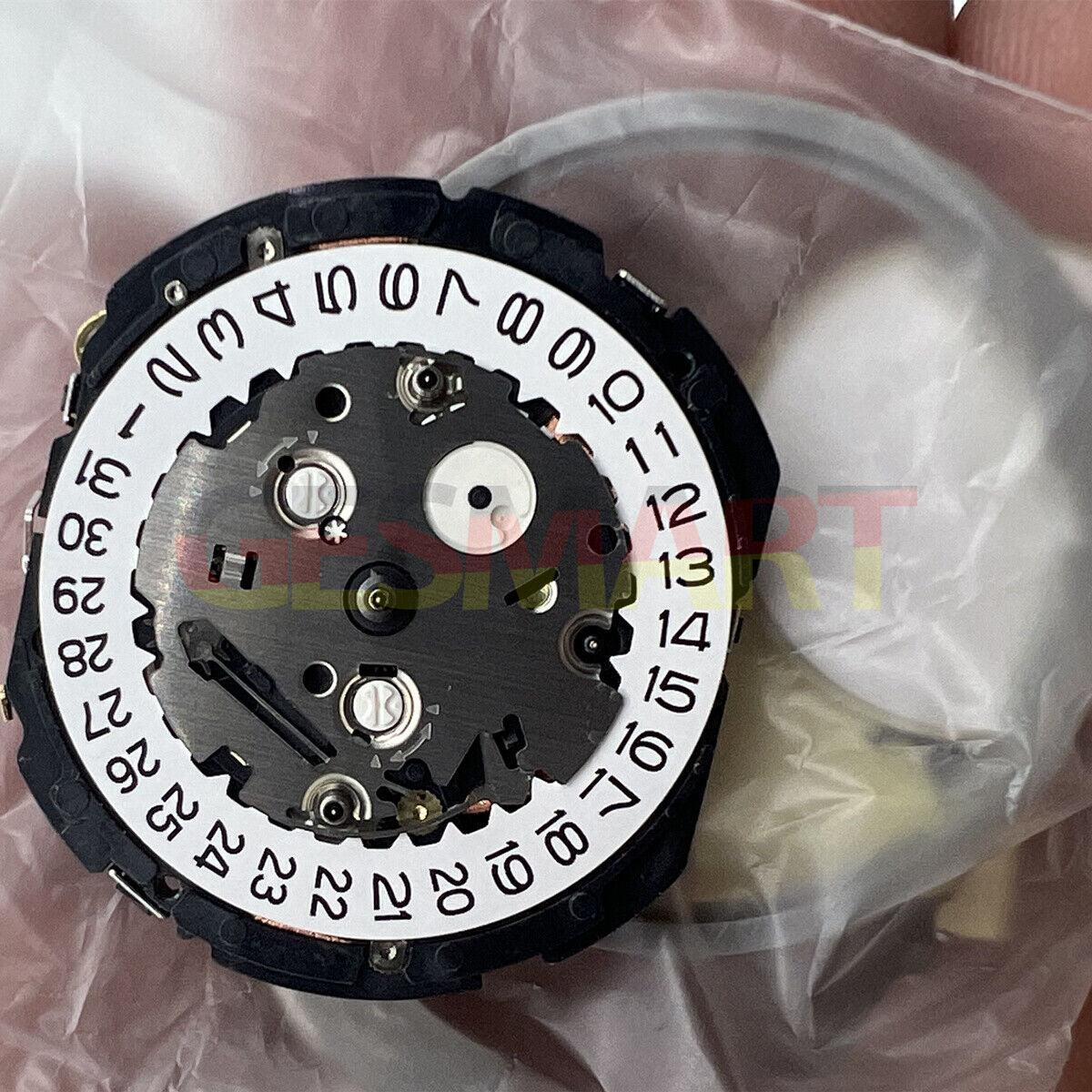 Hattori Epson TMI YM26A quartz watch movement, precision Japan-made component for repairs and upgrades.