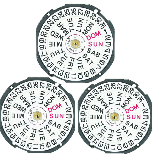 Hattori Epson TMI AL33A quartz watch movements Japan-made, 3-piece pack for precise timekeeping and repairs