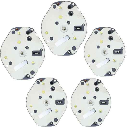 Hattori Epson AL35 quartz watch movements, Japan-made, 5-pack for precise timekeeping and repair.