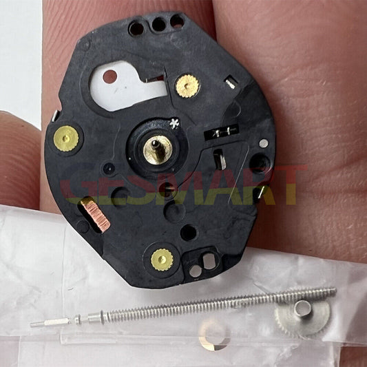 Hattori Epson VX51E quartz watch movement, precision Japanese craftsmanship for accurate timekeeping.