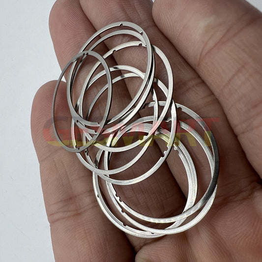 Spacer ring for Miyota 8200 series watch movement calendar, enhancing part fit and durability.