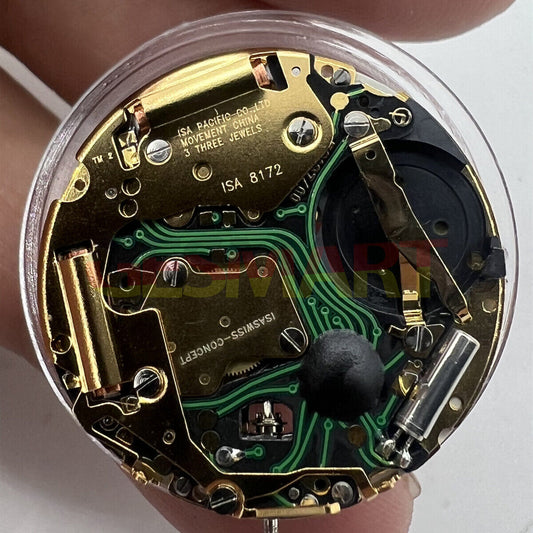 ISA 8172 watch quartz movement with precise timekeeping, ideal for ISA brand watch repairs.