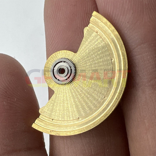 Golden Line Wave carved rotor oscillating weight for Miyota NH35 NH36 watch movement, branded quality.