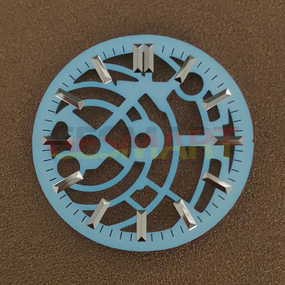 28.50mm Hollow Watch Dial NO Lume Suitable for NH35/NH36/NH70 Movement