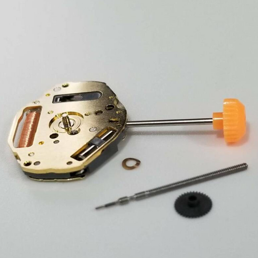 Miyota 1L22 quartz watch movement for repair, replaces 1020 1022 3D10, 2-hand design.