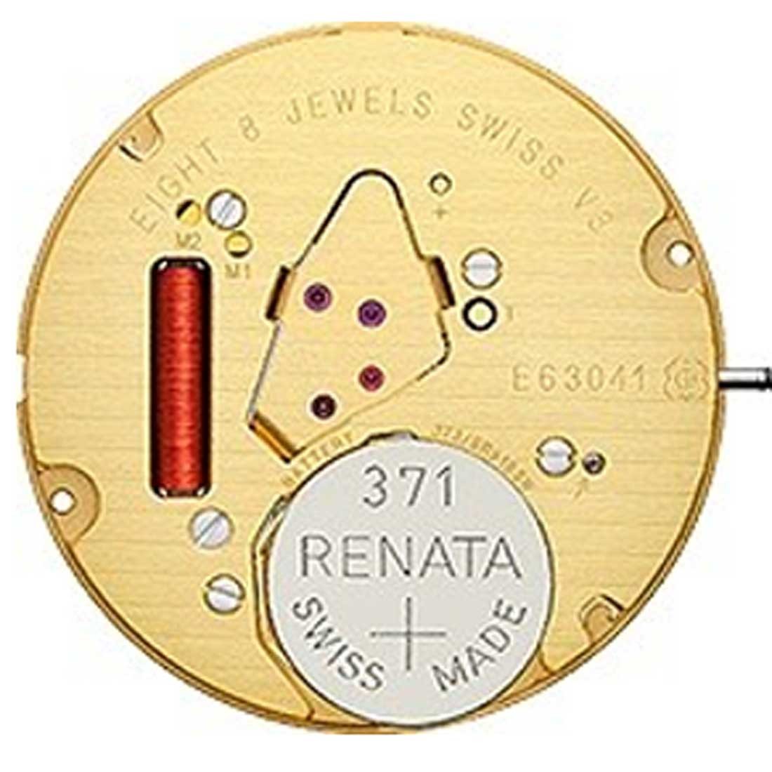 ETA E63.041 Watch Quartz 2 Hands Date At 3 Swiss Movement